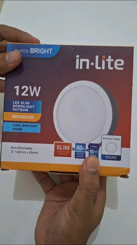 Lampu LED Plafon Bulat Inlite #inlite #lampuled #lampuplafon #lampuled