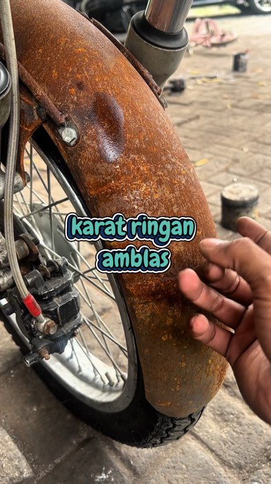 nggak perlu diamplas,cukup pakai ini saja #sparklingengine #pembersihkaratringan #pembersihkerak