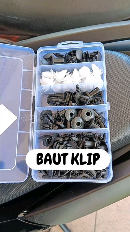 baut rivet baut klip kendaraan.      #bautklip #bautrivet #bautklipbumper #bautklipbodymotor #rumahbarangunik  #bautrivetkendaraan #RacunShopee