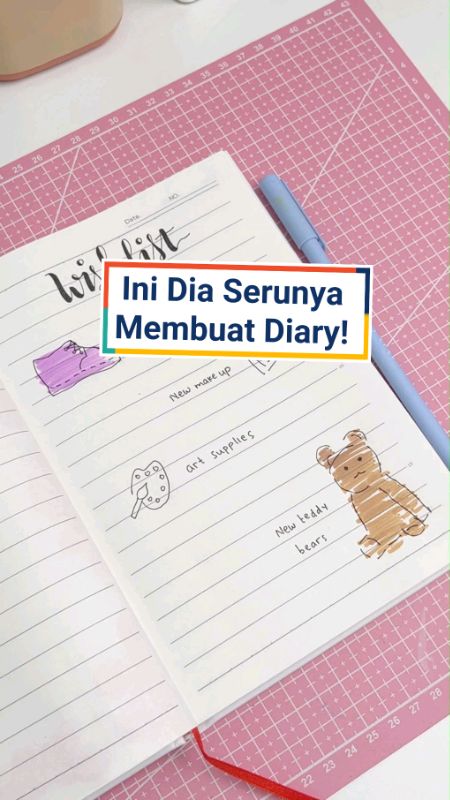 Nulis diary itu rasanya kaya ngobrol sama sahabat sendiri! apalagi kalau di Notebook lucu gini! #diarymood #akusaofficial #akusa