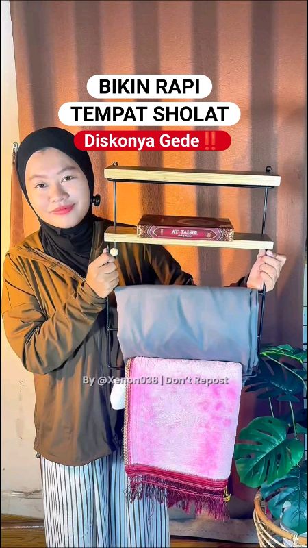 Ada diskon & gratis ongkir di keranjang ini   #GratisOngkirRP0 #shopeeCOD #GakNyeselBeliIni #raksholat #wadahmukena #wadahbuku #rakmukena #rakbuku
