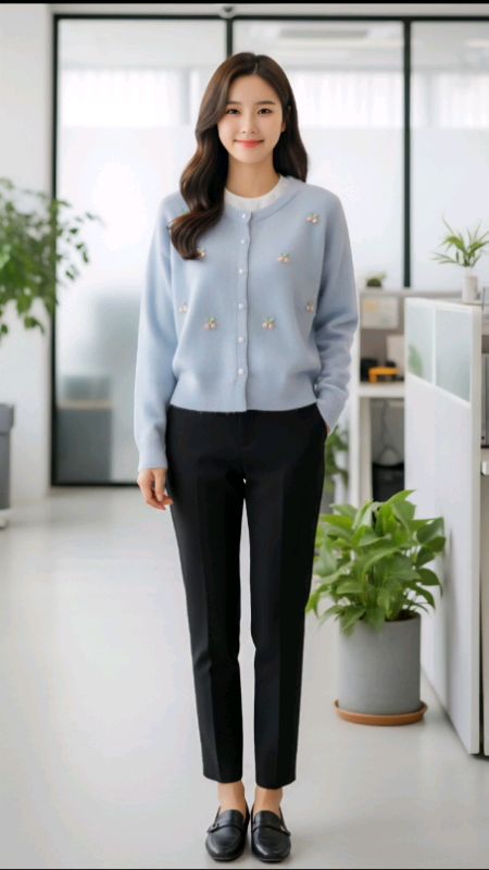 cardigan rajut style korea