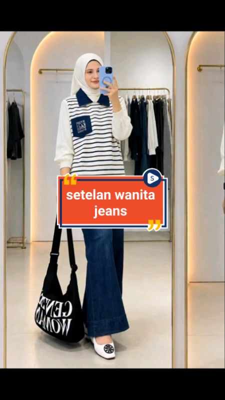 setelan wanita jeans#ShopeeCOD #racunshopeemurah #setelanwanitajeans #setelanwanitakekinian #bismillahfyp #ViralDiShopeeVideo #OOTDFashionShopee #Ongk