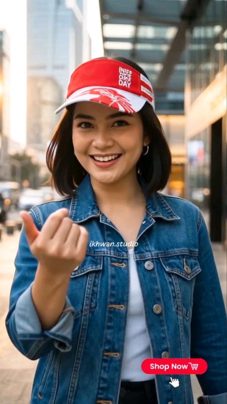 Topi HUT Kemerdekaan RI #topi #topimurah #topibaseball #topimerahputih #topihutri