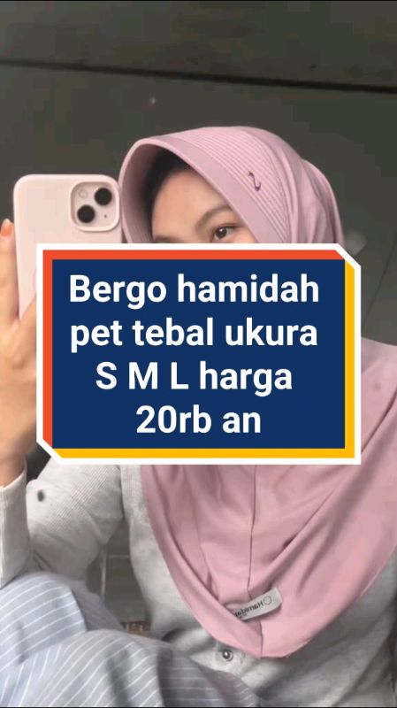 Bergo hamidah pet tebal ukura S M L harga 20rb an #RacunShopee #SpillBawaBerkah #ShopeeLook #ShopeeFashionHaul #ShopeeBeautyHaul #BergoHamidah #Fyp