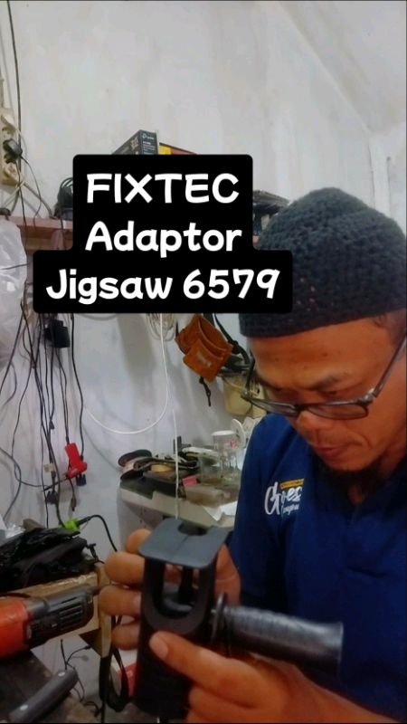 FIXTEC Adaptor Jigsaw 6579 | Ubah Bor Jadi Gergaji Listrik Multifungsi | Konektor Drill Jigsaw Adapter#FIXTEC #AdaptorJigsaw #KonektorBor #GergajiBor