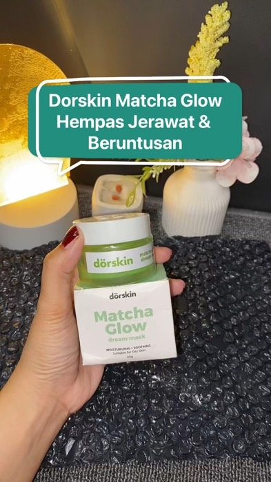 Dorskin Matcha Glow #dorskin #dorskinsleepmask #dorskinmatchaglowdreammask #GratisOngkirRP0 #ViralDiShopeeVideo #SpillRacunShopee #RacunShopee