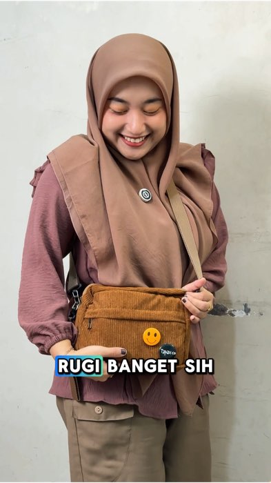 Selempang cakep  #tas #tascorduroy #tasslempang #slingbag #taslucu #ShopeeLook #ShopeeFashionHaul #RacunShopee