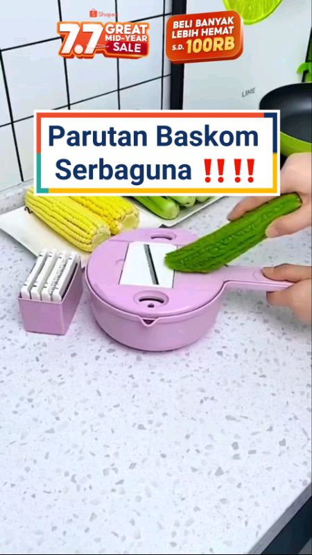 Parutan Baskom Buah Dan Sayur Serbaguna. #parutanserbaguna #ViralDiShopeeVideo #RacunShopee #RacunShopeeCheck #DiskonRacunShopee #Diskon50Persen