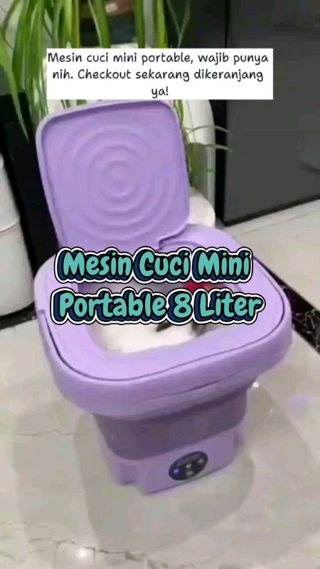 Mesin cuci mini portable 8L #RacunShopee #SpillRacunShopee #shopeevideo #Diskon50Persen #mesincucimini #mesincuciportable #mesincuciminiportable