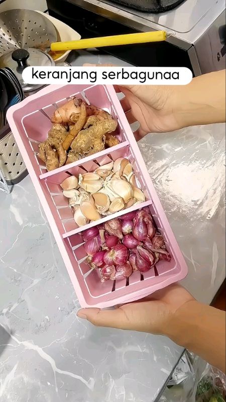keranjang murah #RacunShopee #SpillRacunShopee #peralatanrumahtangga #keranjangserbaguna #tempatbumbu