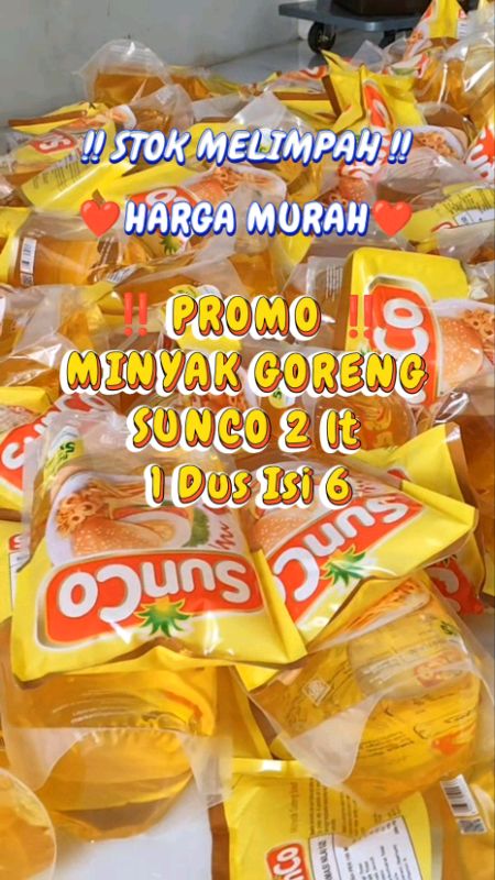 #sunco1dus #minyaksunco #1dusminyaksunco #promosunco2L #suncopromo #suncomurah #minyaksunco2l #suncokartonan #sunco2liter #minyakgorengmurah #sunco2L