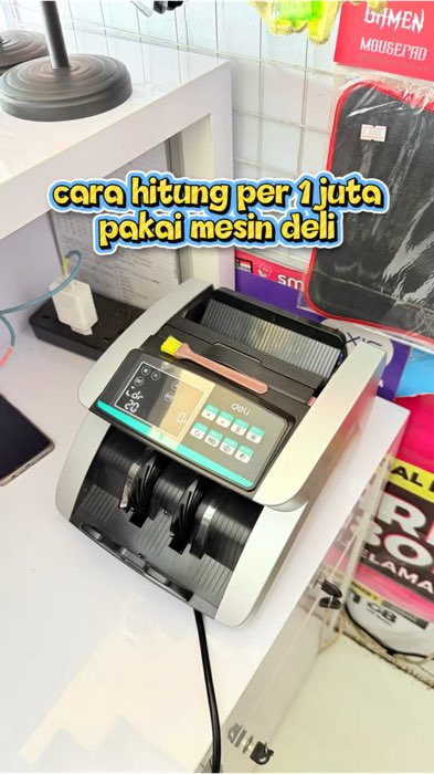 gampang bgttt 😍👍  #mesinpenghitunguang #moneycounter #deliindonesia