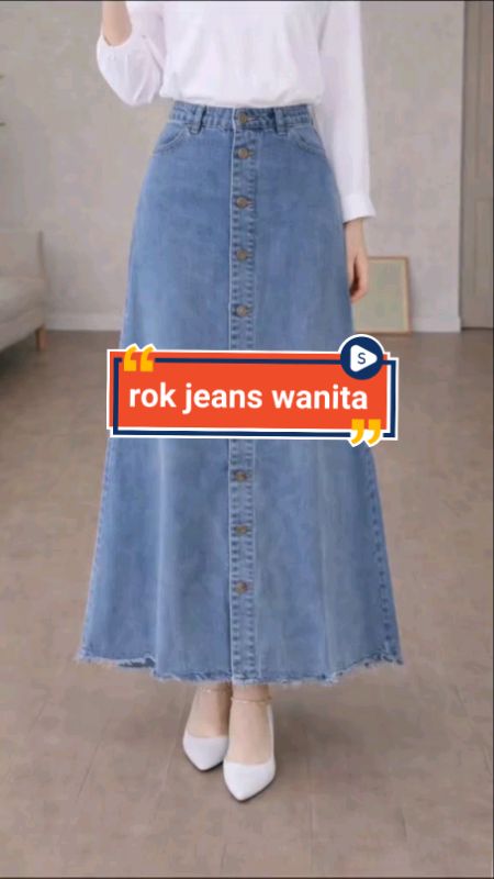 rok jeans wanita #ShopeeCOD #racunshopeemurah #rokjeanswanita #rokjeanskekinian #OOTDFashionShopee #ViralDiShopeeVideo #bismillahfyp #OngkirRP0Semua #