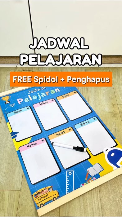 FREE Spidol + Penghapus😍 #papanplanner #jadwalpelajaranaesthetic #RacunShopee #ShopeeCOD #SpillBawaBerkah #SpillBawaBerkah #SpillRacunShopee