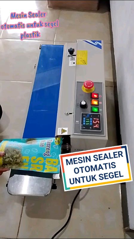 Mesin Sealer otomatis untuk segel plastik #mesinsealer #mesinsealermakanan #segelmakanan #usahamakanan #kemasanpacakging #RacunShopee #spillshopee