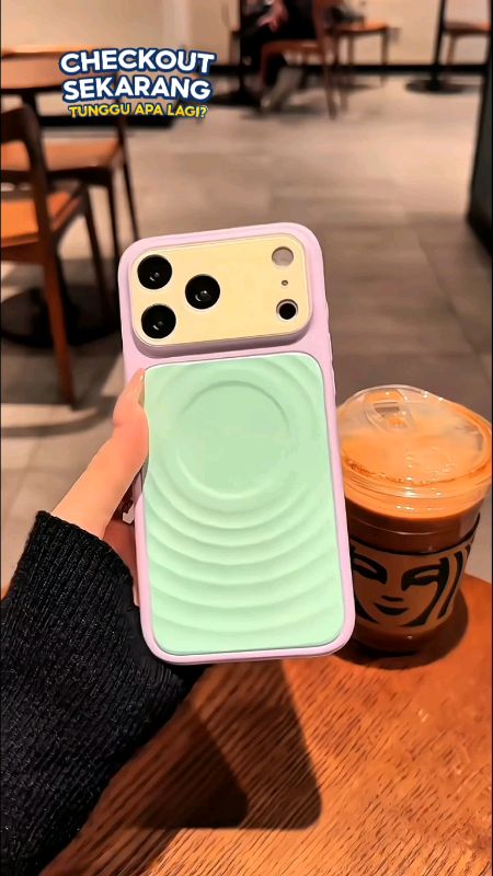 colourfull iphone 17 pro max case Magnetic16 promax ripple 15 full protection casing phone case New Arrival #caseiphone17promax #caseiphoneterbaru