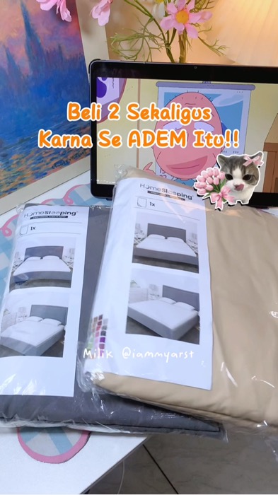 #Diskon50Persen #spreikatun #spreiaesthetic #spraiviral #GakNyeselBeliIni #SpillRacunShopee #spreiviral #bedcoverviral #bedcoverpolos #GratisOngkirRP0