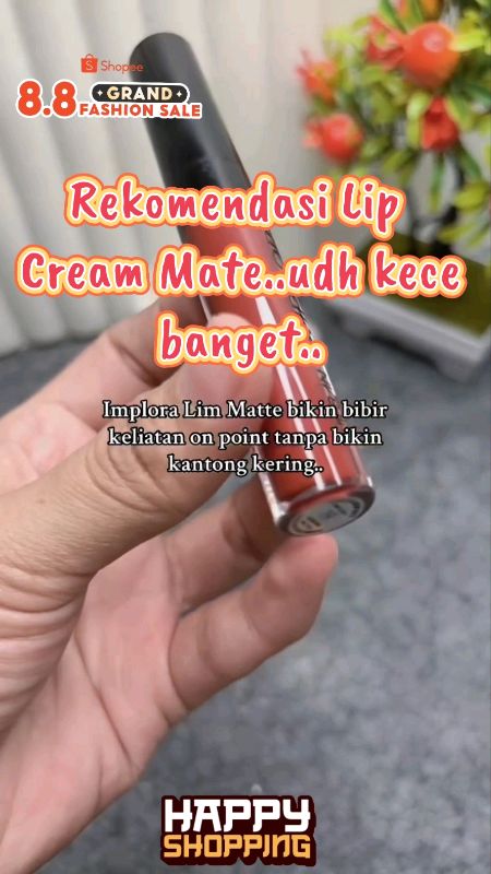 Rekomendasi - Implora Urban Lip Cream Mate Beli Disini warnanya lengkap ya kak..#DiskonRacunShopie #RacunShopeeCheck #LipcreamMate