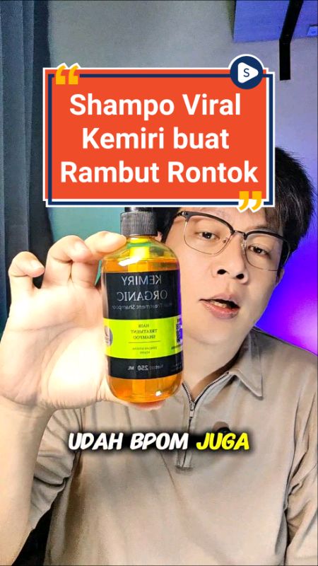 Shampo Kemiri #shampoorambutrontok  #PromoNonStop #GakNyeselBeliIni #SpillRacunShopee #keranjangshopee #DiskonRacunShopee #RacunShopee #ShopeeCOD