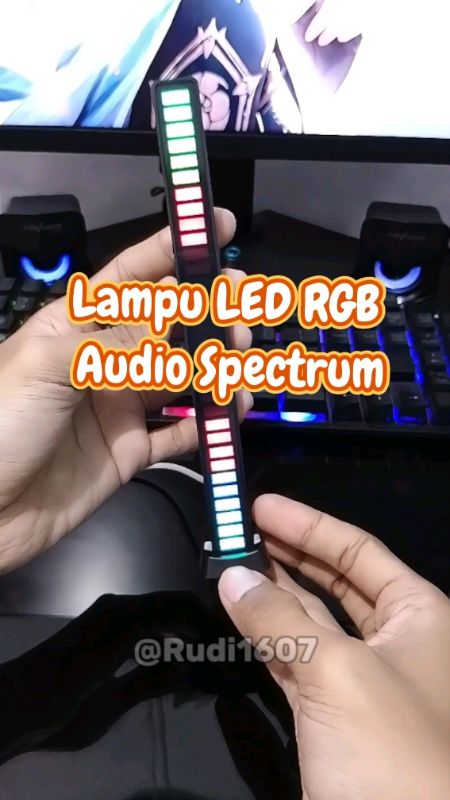 Lampu LED RGB Audio Spectrum #GratisOngkirRP0 #ViralDiShopeeVideo #lampuspektrum #LampuLedSpektrum #lampurgbspectrumaudio #lampurgbstrip