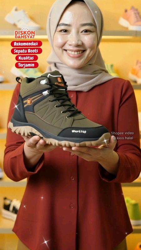 Sepatu Boots working #ShopeeFashionHaul #ShopeeLook #SpillBawaBerkah #SpillRacunShopee #RacunShopee #RacunShopeeCheck #Diskon50Persen #PromoNonStop
