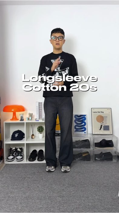LONGSLEEVE BOXY FIT #longsleeve #longsleeveboxy #kaoslenganpanjang #SpillRacunShopee #ShopeeFashionHaul #fashionshopeehaul #RacunShopee #shopeevideo