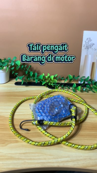 Tali praktis serba guna dengan pengait di masing2 bagian ujung tali #RacunShopee #RacunShopeeCheck #SpillRacunShopee #talipengikatbarang #talipengait