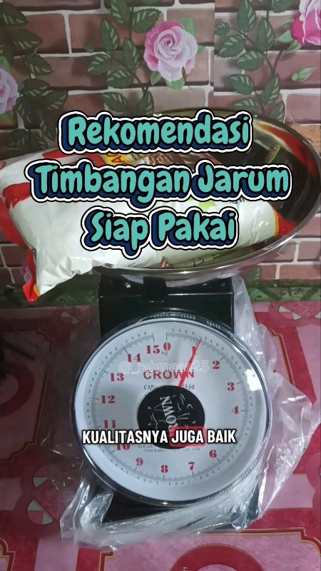 TIMBANGAN JARUM CROWN💗 #timbangan #timbanganjarum #timbangancrown #_rahmaaa23 #ShopeeHaul #gajiansale #shopeevideo #DiskonRacunShopee #RacunShopee