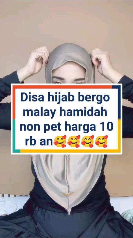 Disa hijab (S M L) bergo malay hamidah non pet harga 10 rb an🥰🥰🥰🥰#fyp #bismillah #viral #ShopeeLook #RacunShopee