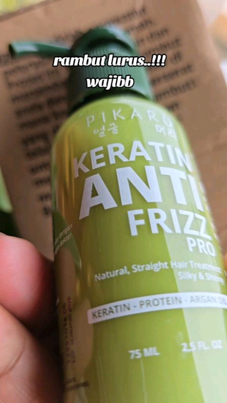 pikaru keratin  untuk meluruskan rambut di rumah saja #keratin #pikaru #pikarukeratin #pikarukeratinantifrizz