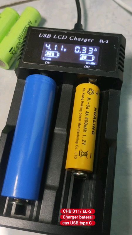 CHB 011/ EL2 Charger Baterai cas type C #ViralDiShopeeVideo