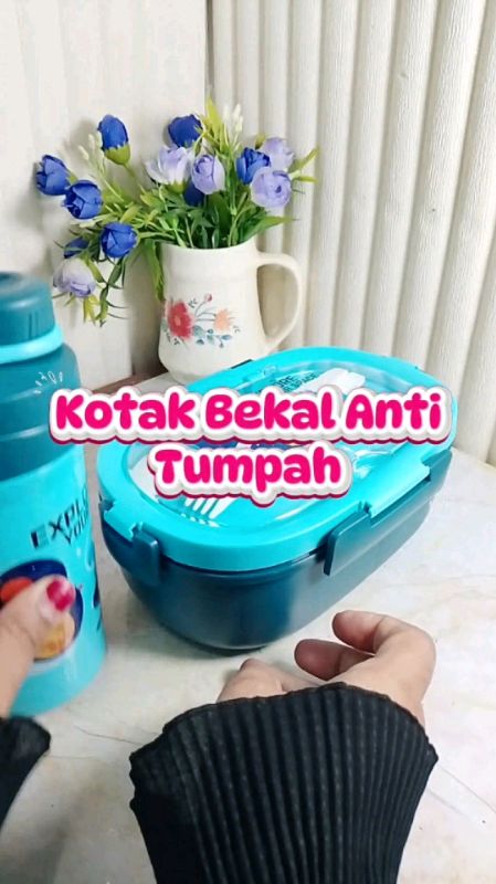 Kotak Bekal Anti Tumpah #kotakbekalanak #kotakbekalantitumpah #fitcheck #ViralDiShopeeVideo #SpillRacunShopee