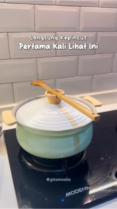 Panci sup stainless steel coating keramik✨ #RacunShopee #panci #pancistainless #pancikeramik #panciestetik #panciaesthetic #dapurestetik #pancisup