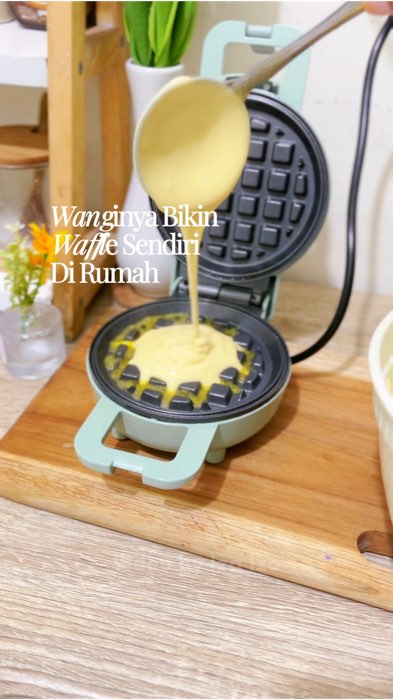 Wangiiii #waffle #wafflemaker #azko #cookware #resepsimple #kitchenhacks #diskongoldentick #SpillRacunShopee #SpillBawaBerkah #RacunShopee