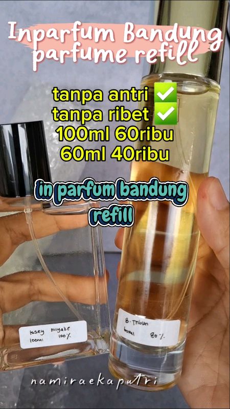 #parfumrefill #inparfumebandung #parfumsuntikan #inspiredparfume