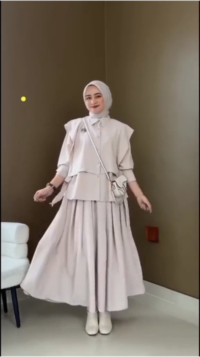 Set Rok Alia Best Seller #setrokpremiumcantik #setrokkekinian #setrokkondanganmewah #DiskonShopeeVideo