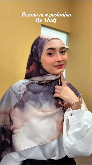 pesona pashmina printed-raysa,alya,lareen dan salsa✨#HijabMudymudy #pashminaprinted #pashminamotif