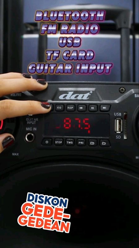 speaker dat 1525 #RacunShopee #speakerbluetooth #speakerportable #speaker