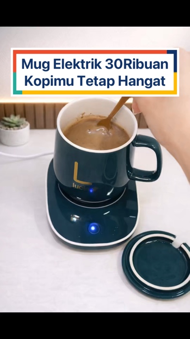 Mug elektrik, jaga kopimu tetap hangat‼️#RacunShopee #SpillBawaBerkah #SpillRacunShopee #TermurahDiShopee #CODinApa #shopeevideo #mugelektrik #cangkir