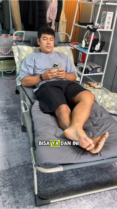 Kursi malas lipat #kursimalaslipat #ShopeeCOD #GratisOngkirRP0 #RacunShopee