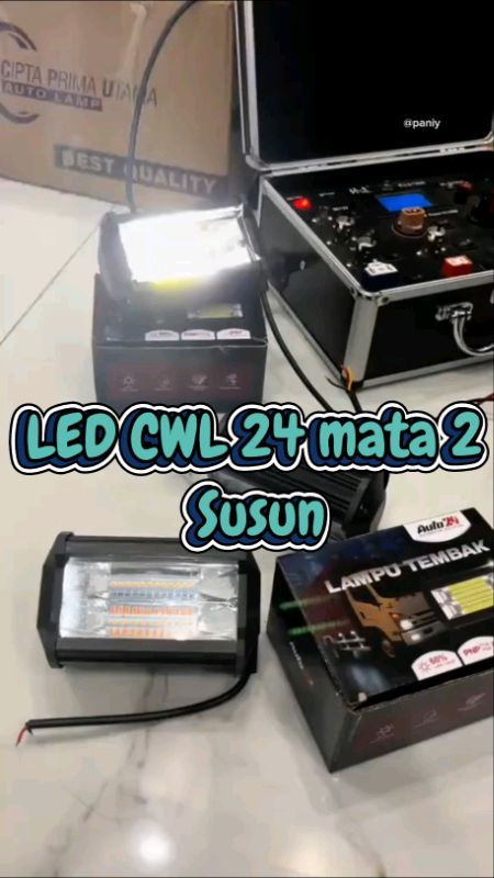 Lampu LED  CWL 24 Mata 2 susun 24 volt 72 Watt Offroad  Mobil Truk#lampuled #led #lampuledmurah #RacunShopee #SpillRacunShopee #GratisOngkirRP0 #Promo