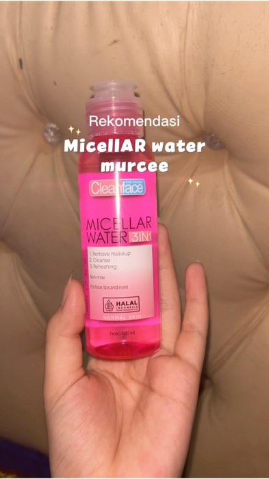 #micellarwatercleanface #ampuhbangett #berandashopee #pembersihmakeupmurah