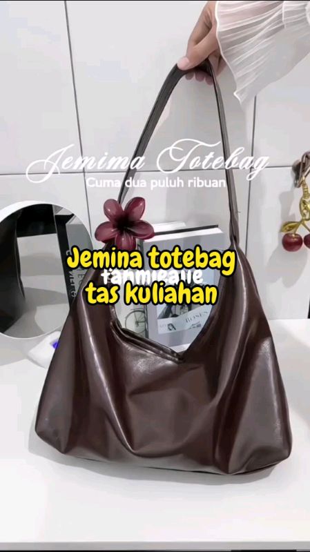 Jemina totebag tas kuliahan #RacunShopee #SpillBawaBerkah #ViralDiShopeeVideo #wajibpunya #ShopeeLook