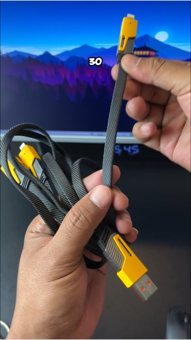 Kabel fast charging 4in1. #kabel4in1 #kabelfastcharging #chargerhp #SpillRacunShopee #ShopeeCOD #GratisOngkirRP0