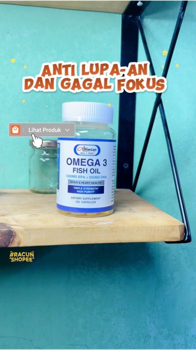 #omega3 #ViralDiShopeeVideo #Diskon50Persen #SpillBawaBerkah #suplemenkesehatan