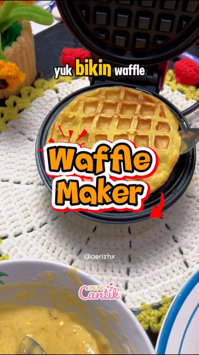 Waffle maker simple#aerizhx #viensstuffs #wafflemaker #wafflemakermurah #wafflemakerelektrik #wafflemakermini #ViralDiShopeeVideo #shopeevideo
