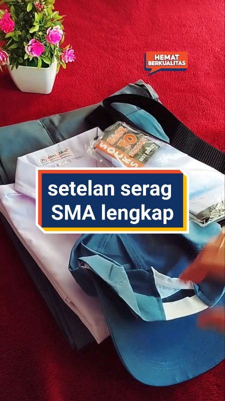 seragam SMA laki laki paket lengkap #RacunShopee #seragamsekolah #seragamsma #seragamsmalakilaki #seragamputihabu2