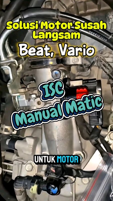 Solusi Motor Susah Langsam! #isc #iscmanual #iscmanualmatic #mekanik #RacunShopee #RacunShopeeCheck #SpillRacunShopee #DiskonRacunShopee