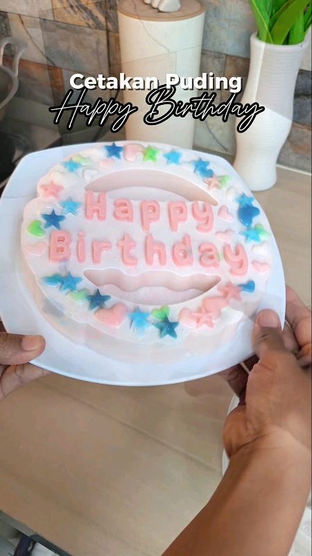 Cetakan puding Happy birthday #cetakanpudinghappybirthday #cetakanpudingulangtahun #shopeeracuncheck